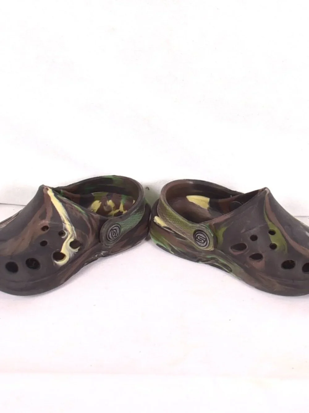 Skechers Camo Easy Slip On Water Closed Toe Rubber Baby Shoe Size 2/3